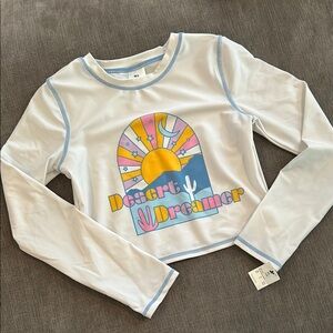 ART CLASS Girls Longsleeve Rashguard XL (14) NWT